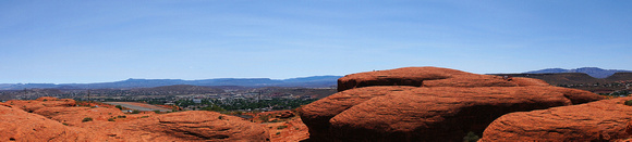 St George red rocks